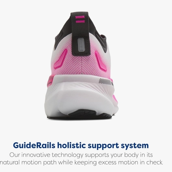 Brooks Women's Athletic Shoes - White and Pink - Picture 5 of 13